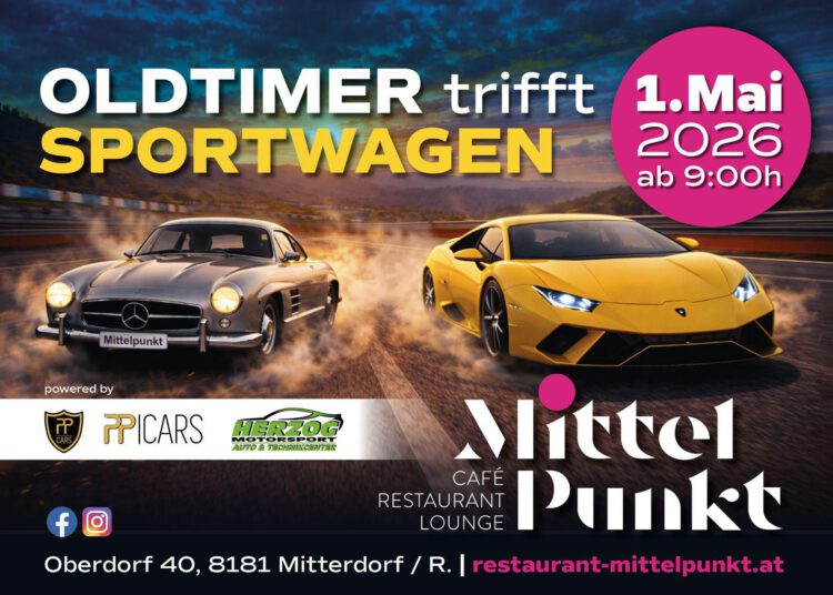 Sportwagentreffen im Mittelpunkt